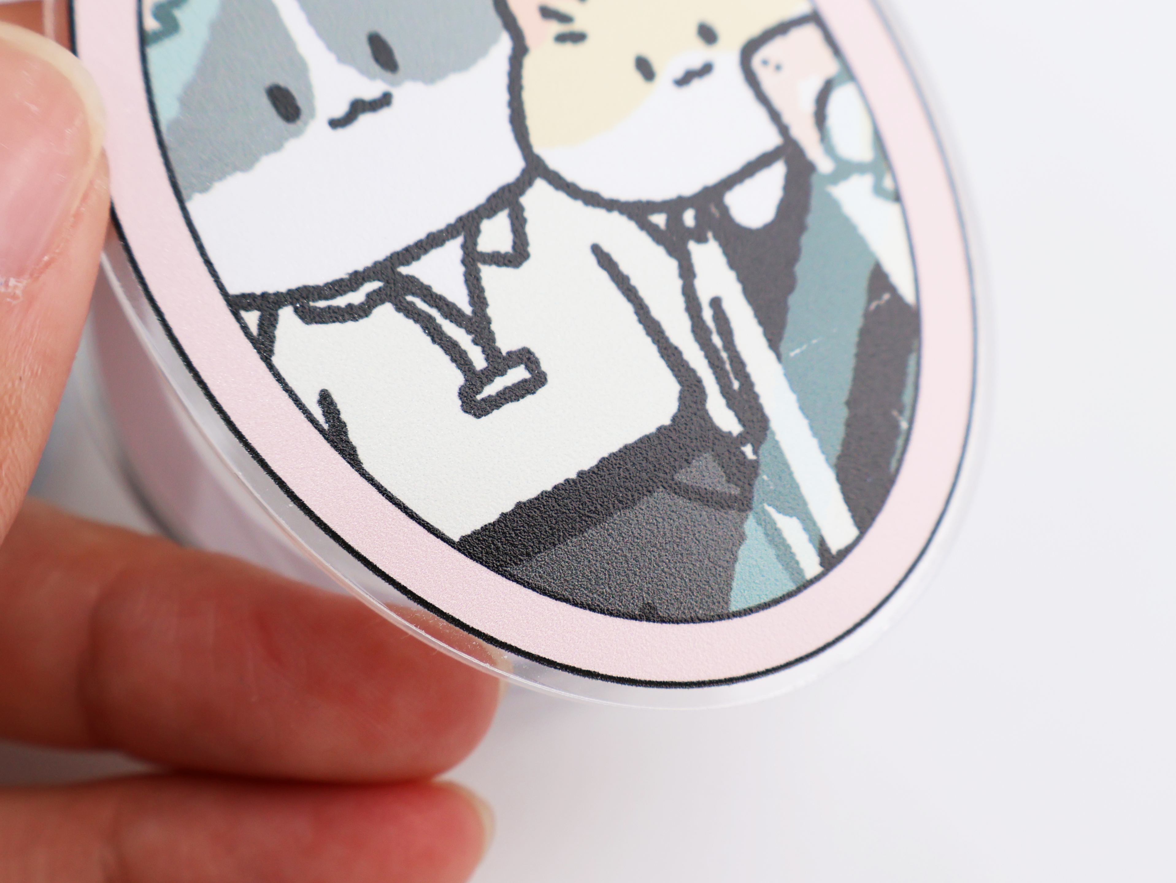 투명 아크릴 무광코팅 다이렉트 인쇄