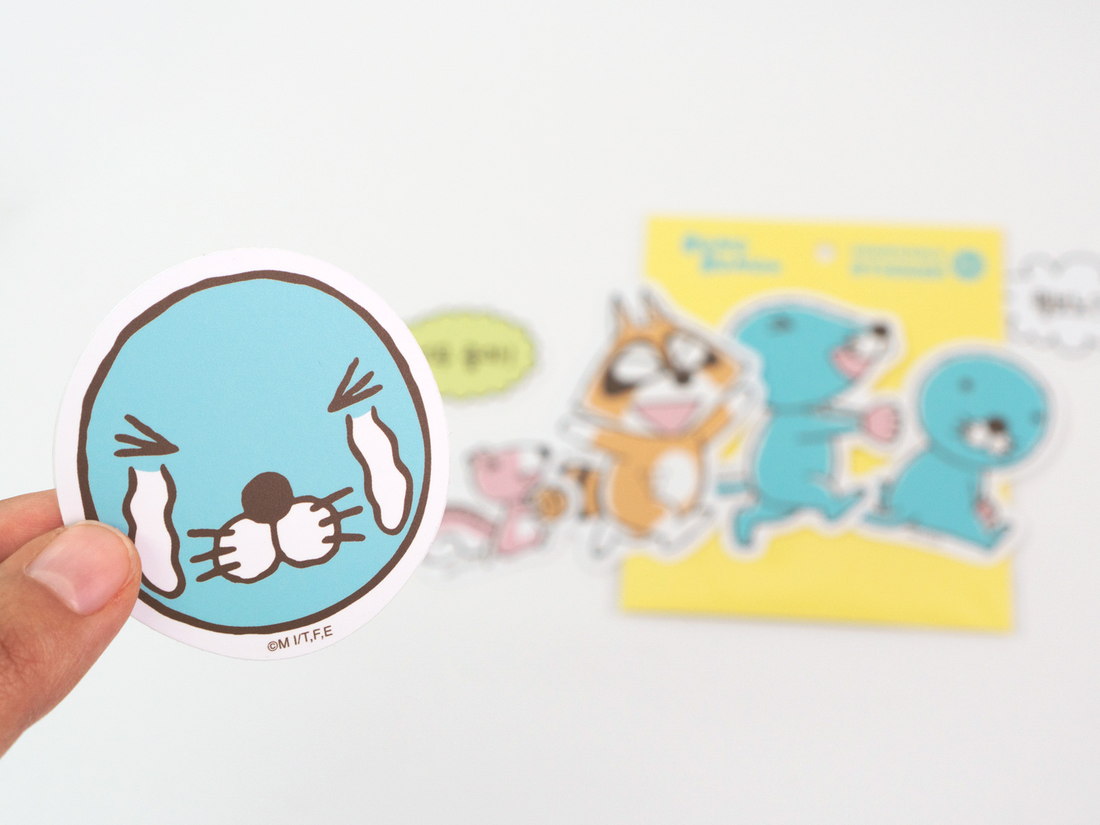 [롯데월드] 보노보노 스티커팩