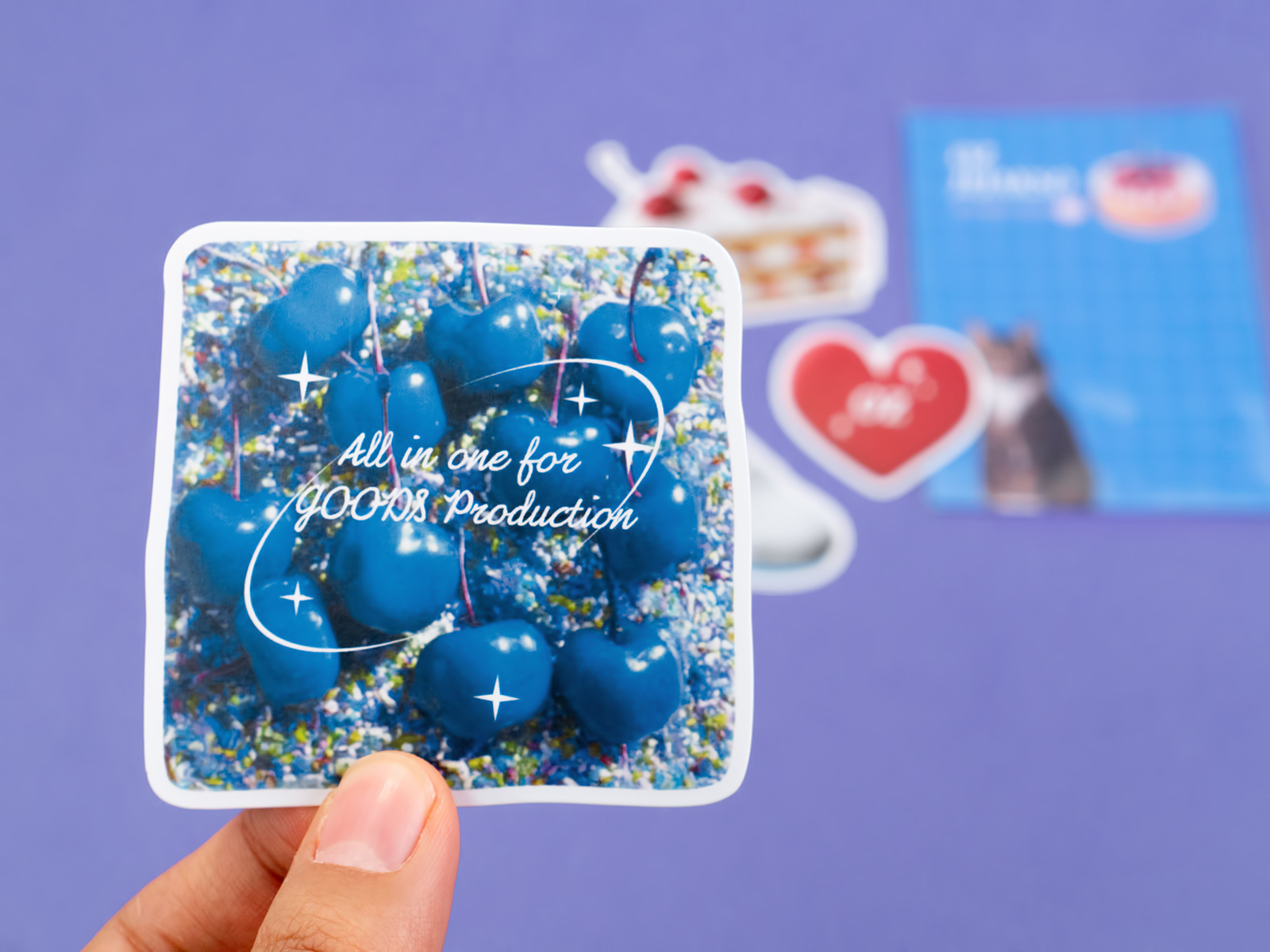 리무버블 PVC 조각스티커팩 (5장 1세트)