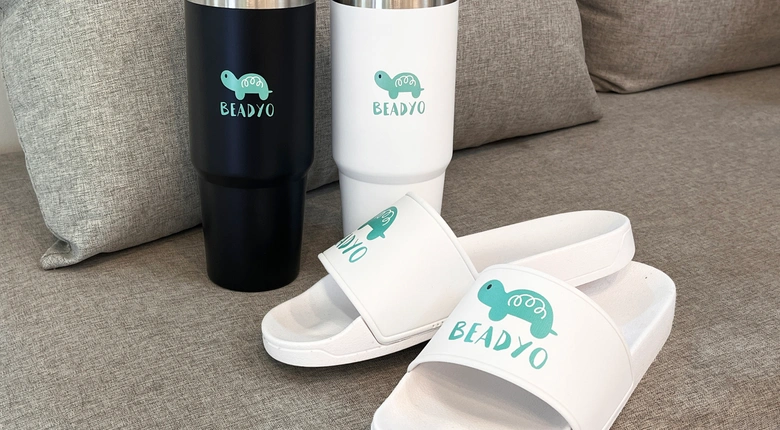 아프리카TV 구슬요 BJ 굿즈 - 텀블러, 슬리퍼