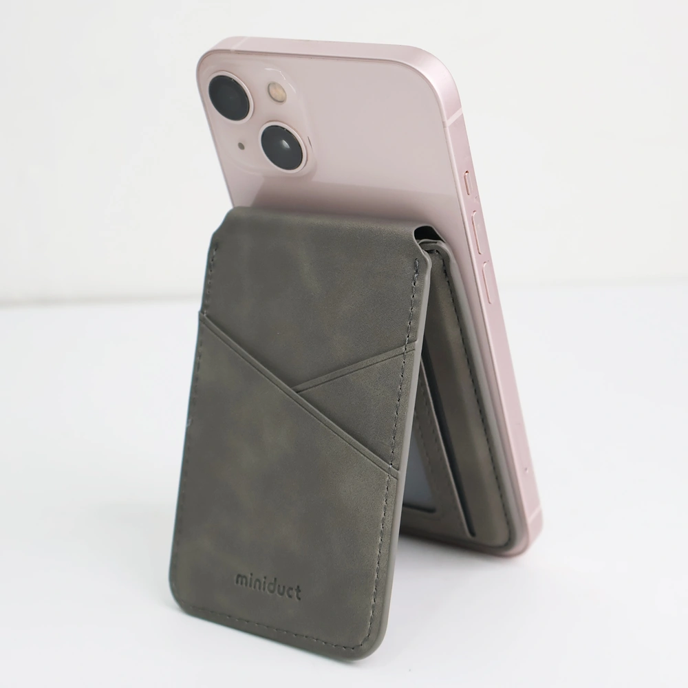 맥세이프 비건 레더 카드지갑 & 거치대(3종)