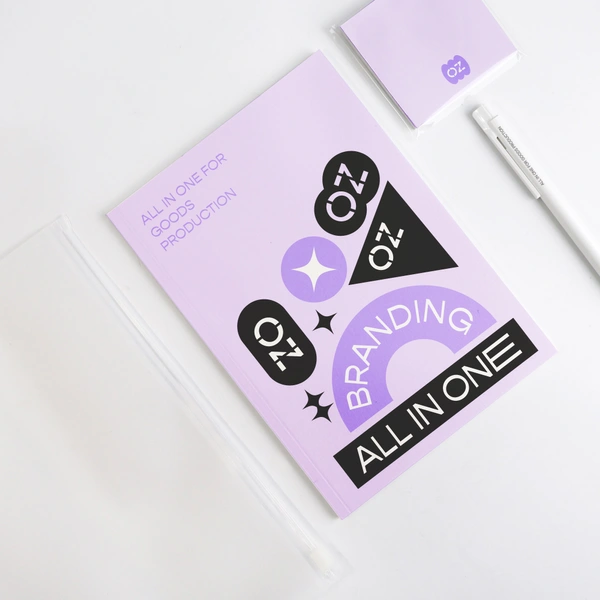 커스텀 클리어 스테이셔너리 세트