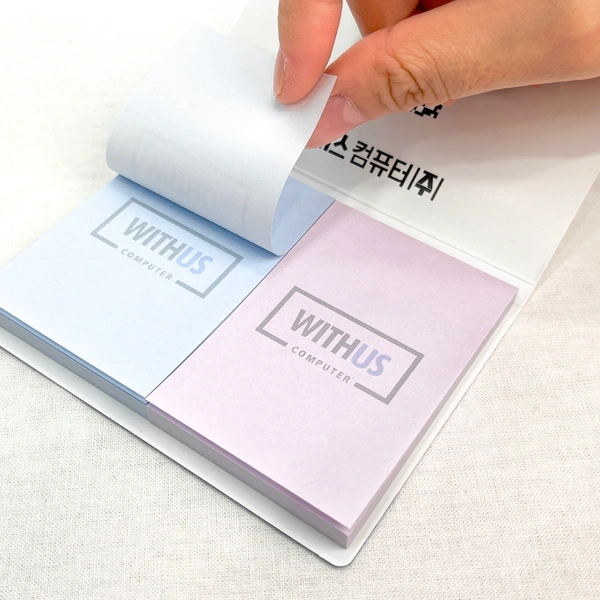 2단 컬러 포스트잇 (20매,30매,50매)