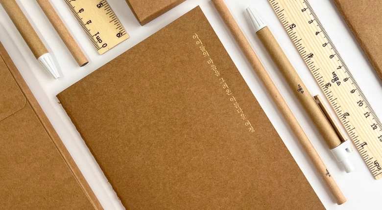 비룡소 30주년 굿즈 - 친환경 노트 필기구 세트 제작