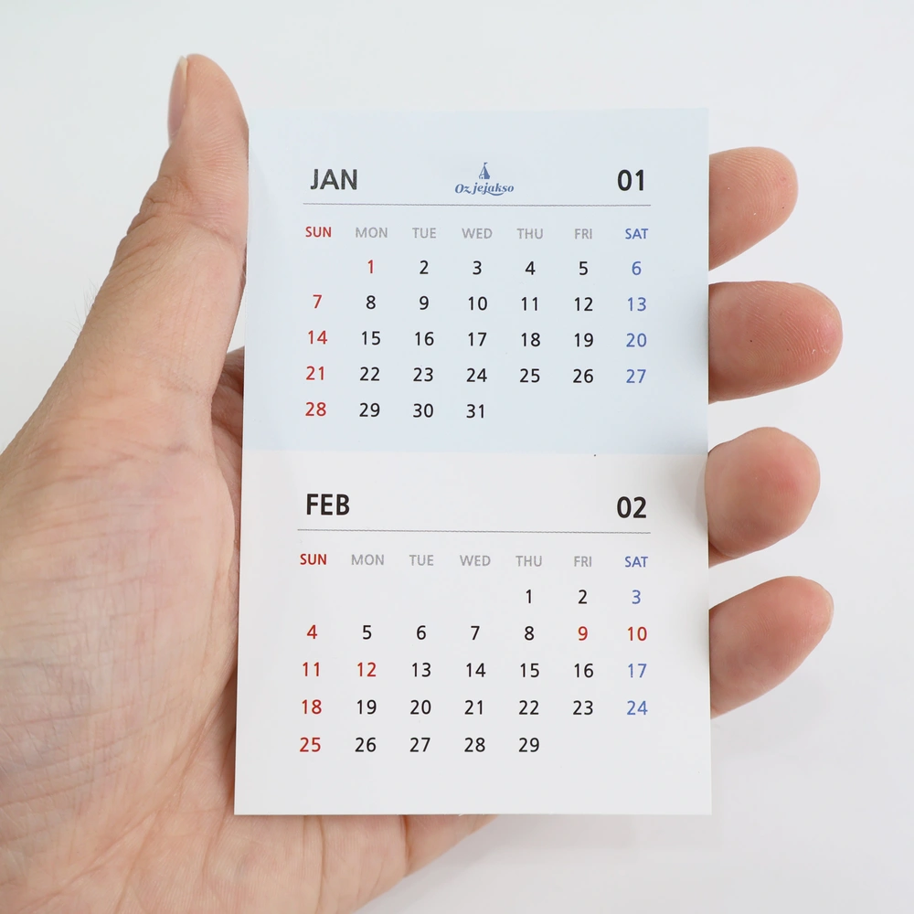 삼각 스탠드 미니 캘린더