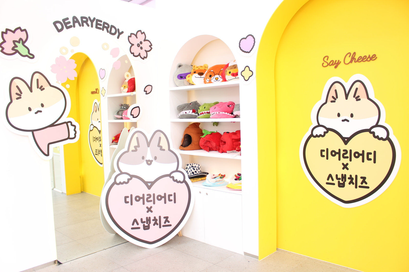 [스냅치즈] 캐릭터 행사 팝업시트지