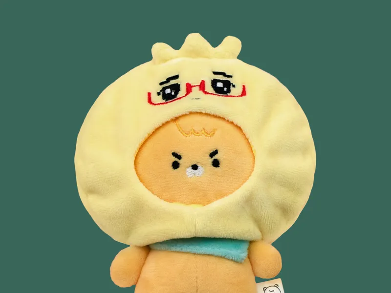 커스텀 인형모자 키링