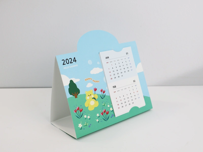 삼각 스탠드 미니 캘린더