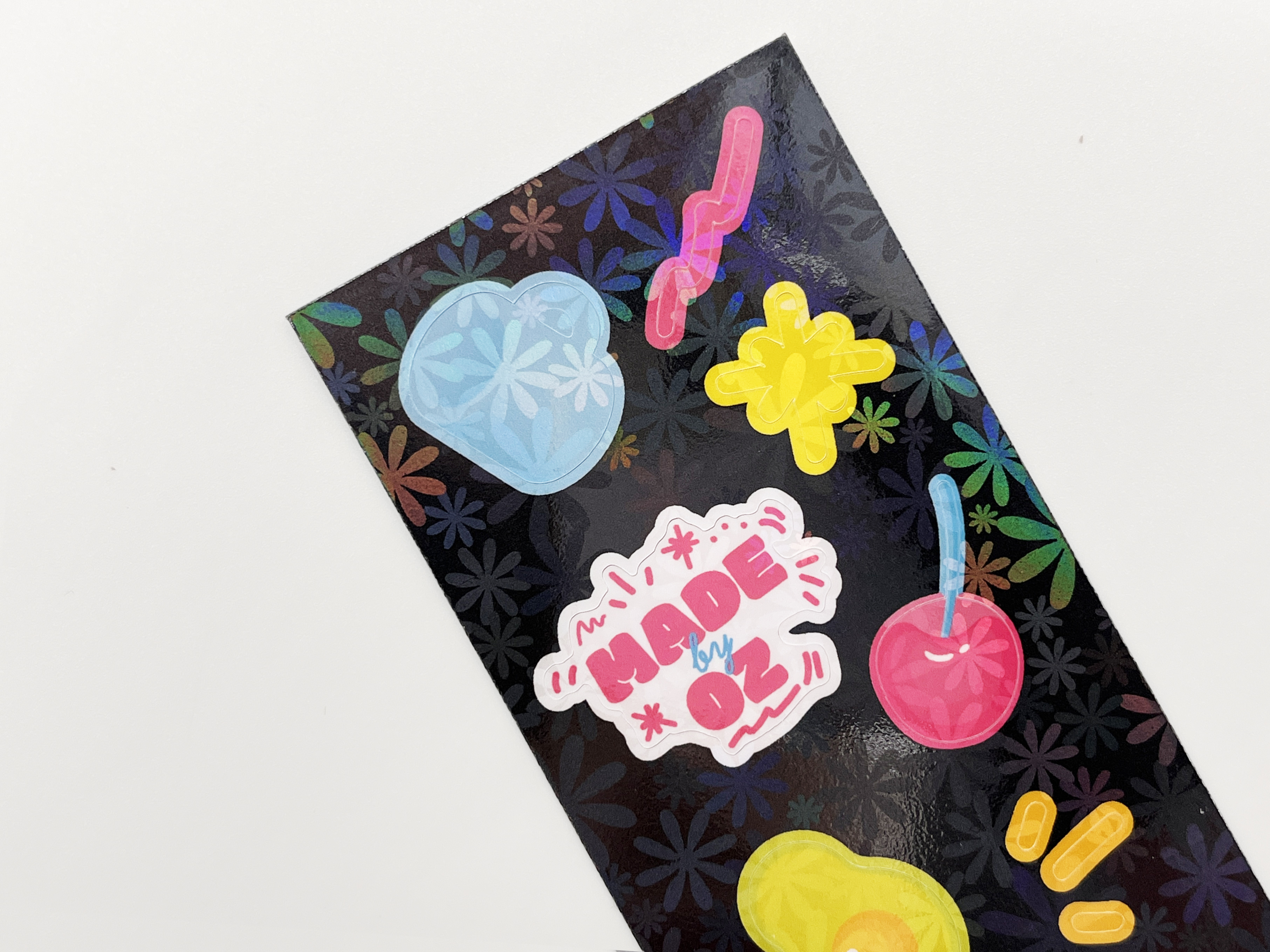 투명  A3 스티커