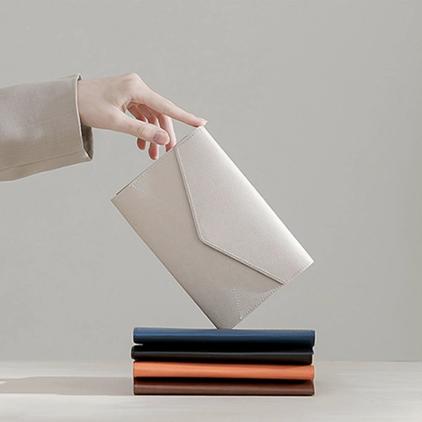 레더 포켓형 메모패드