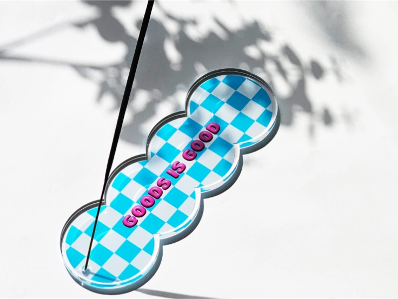 아크릴 인센스 홀더 22 x 6 cm 이내