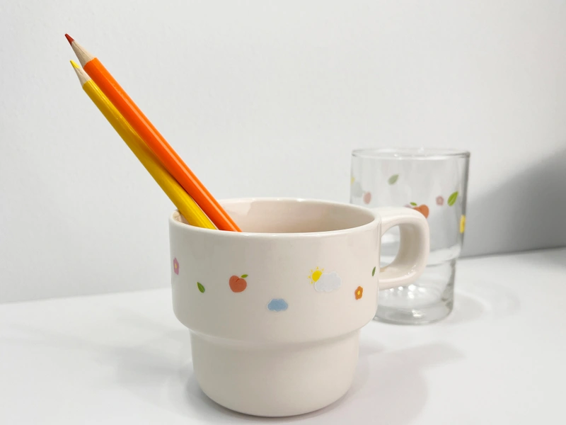 2단 라운드 머그 올프린팅