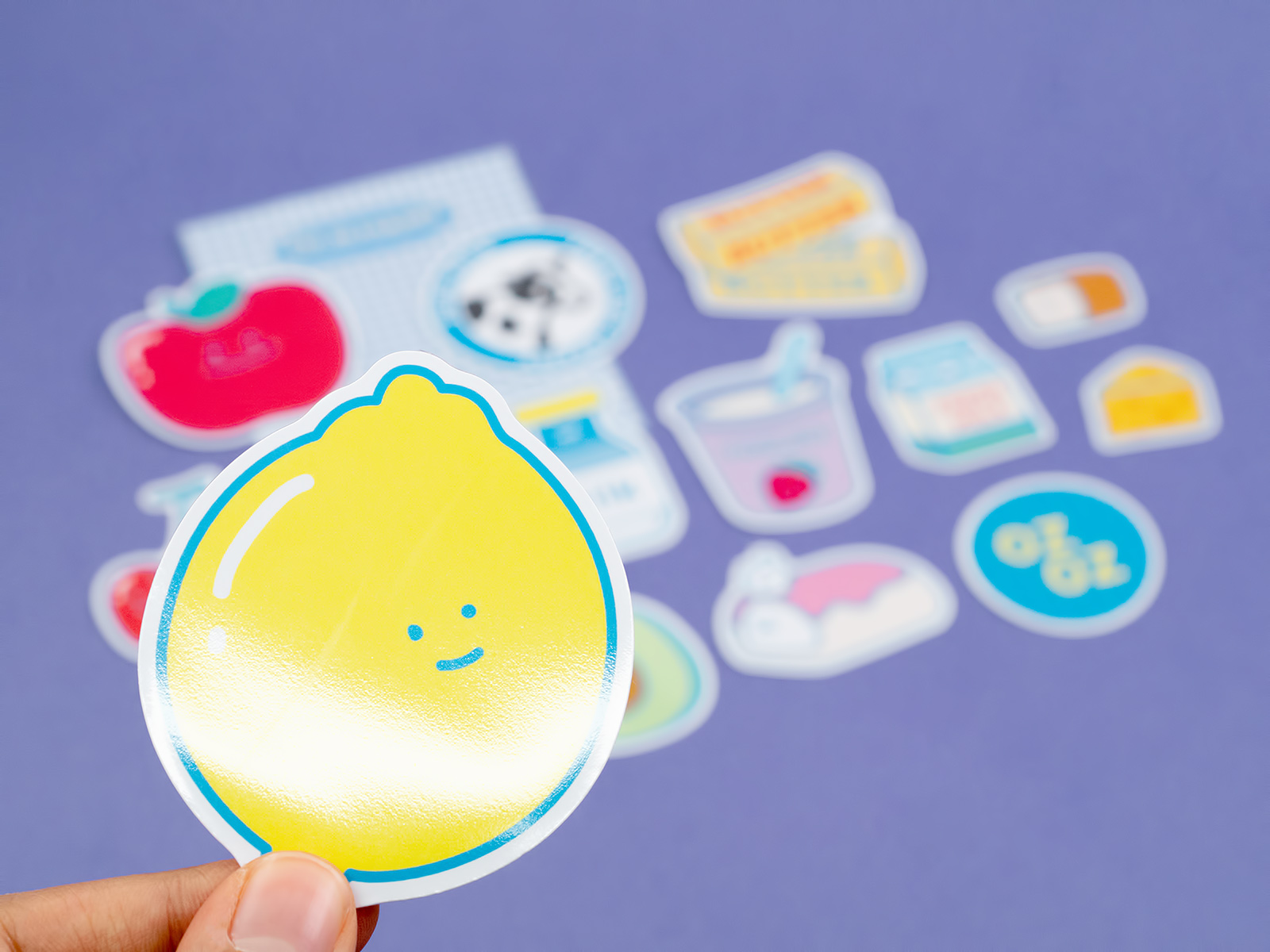 리무버블 PVC 조각스티커팩 (15장 1세트)