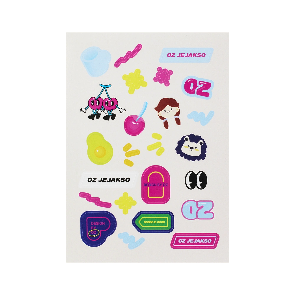 리무버블 유포지 스티커 80x120mm (8매단위)