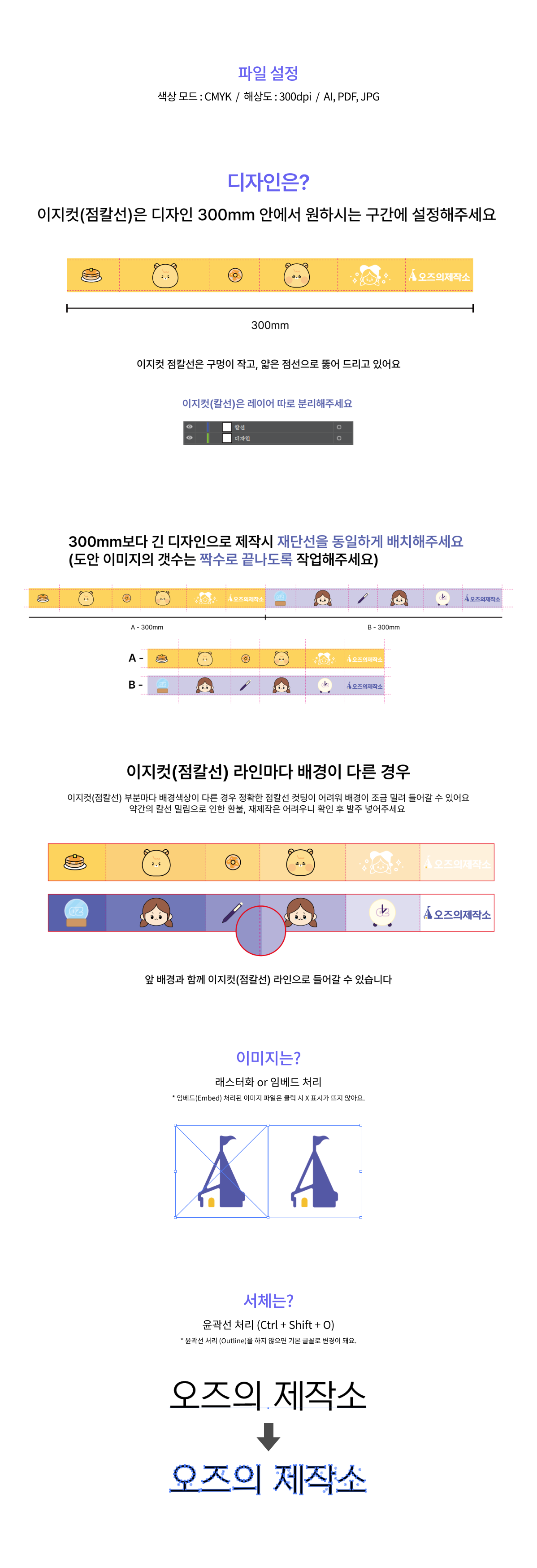이지컷 마스킹 테이프 20mm제작가이드