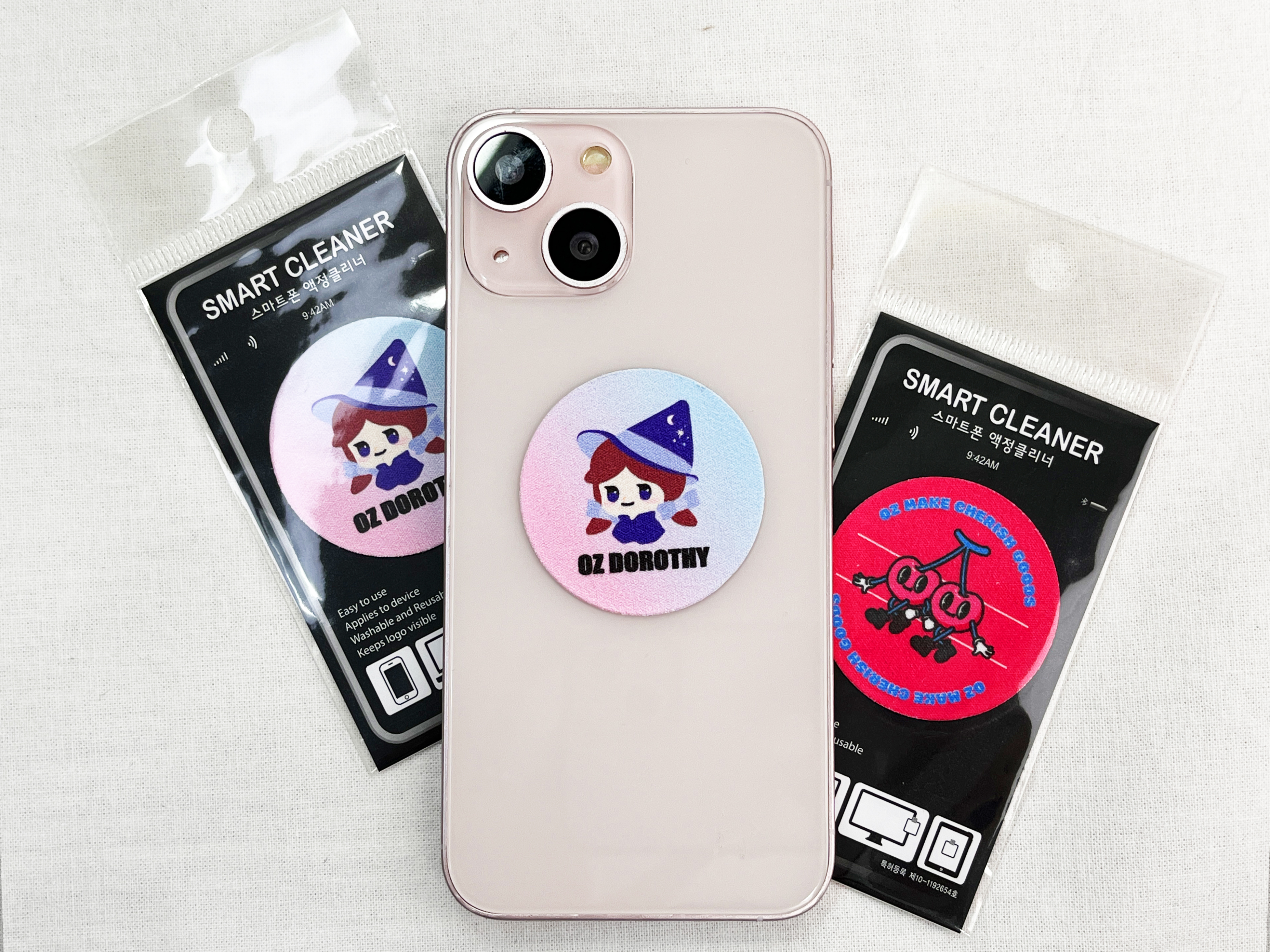 탈부착 액정클리너 (원형)