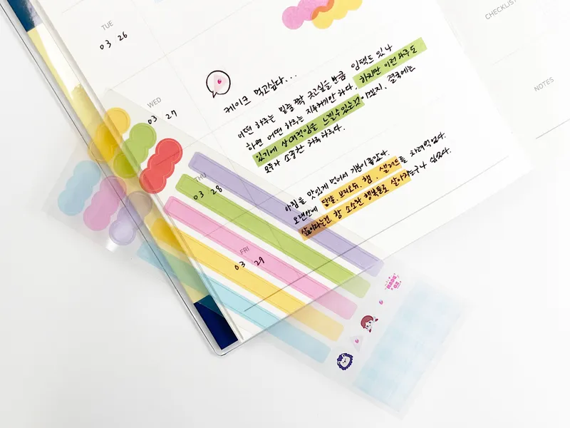 투명 A3 스티커