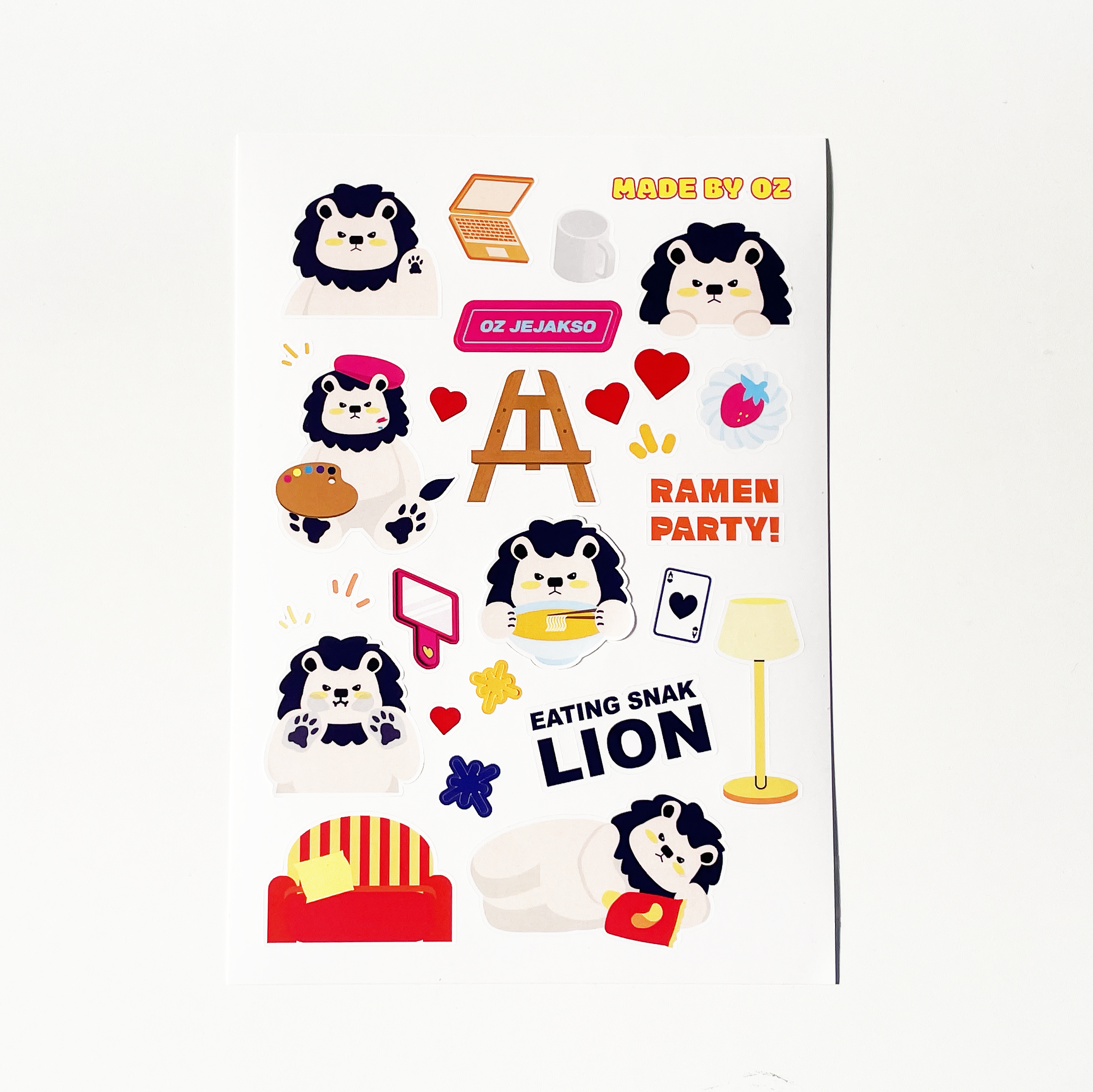 아트지 스티커 110x180mm (4매단위)