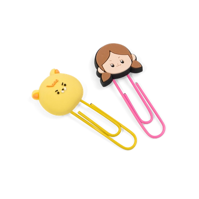 PVC 피규어 북마크 클립