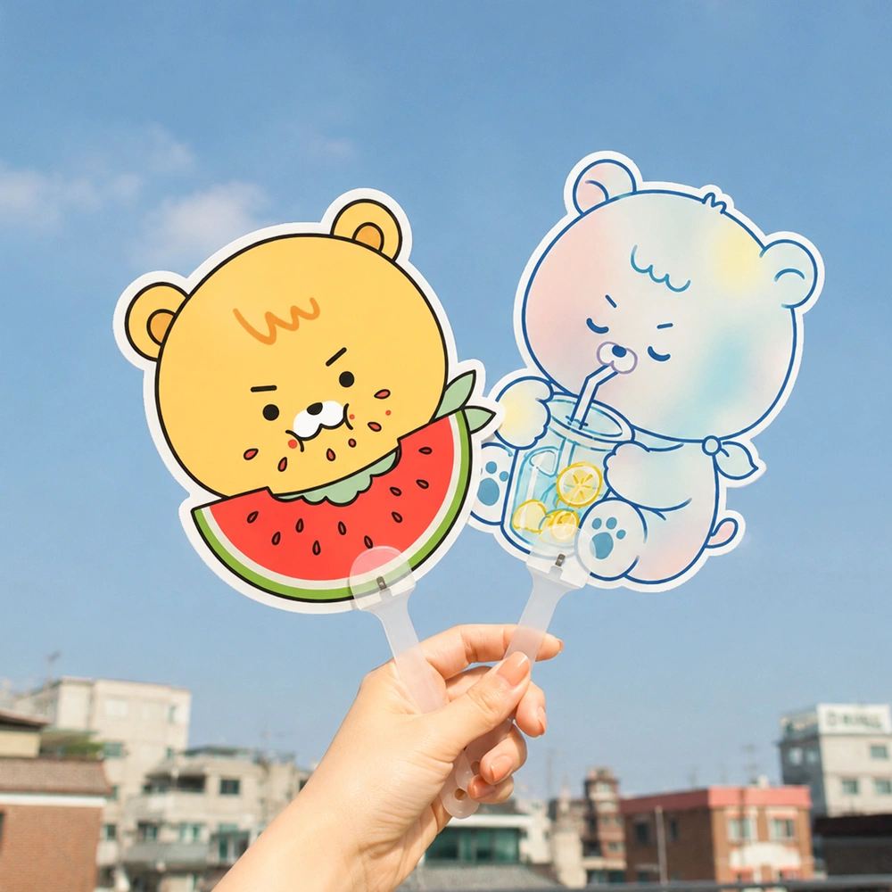 자루 PP 부채 (자유형)