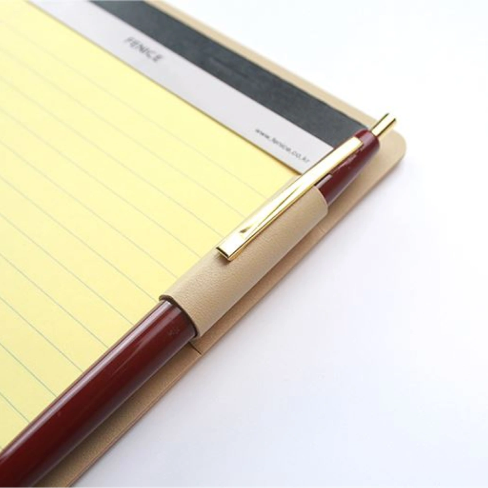 멀티포켓 A5 가죽 메모패드