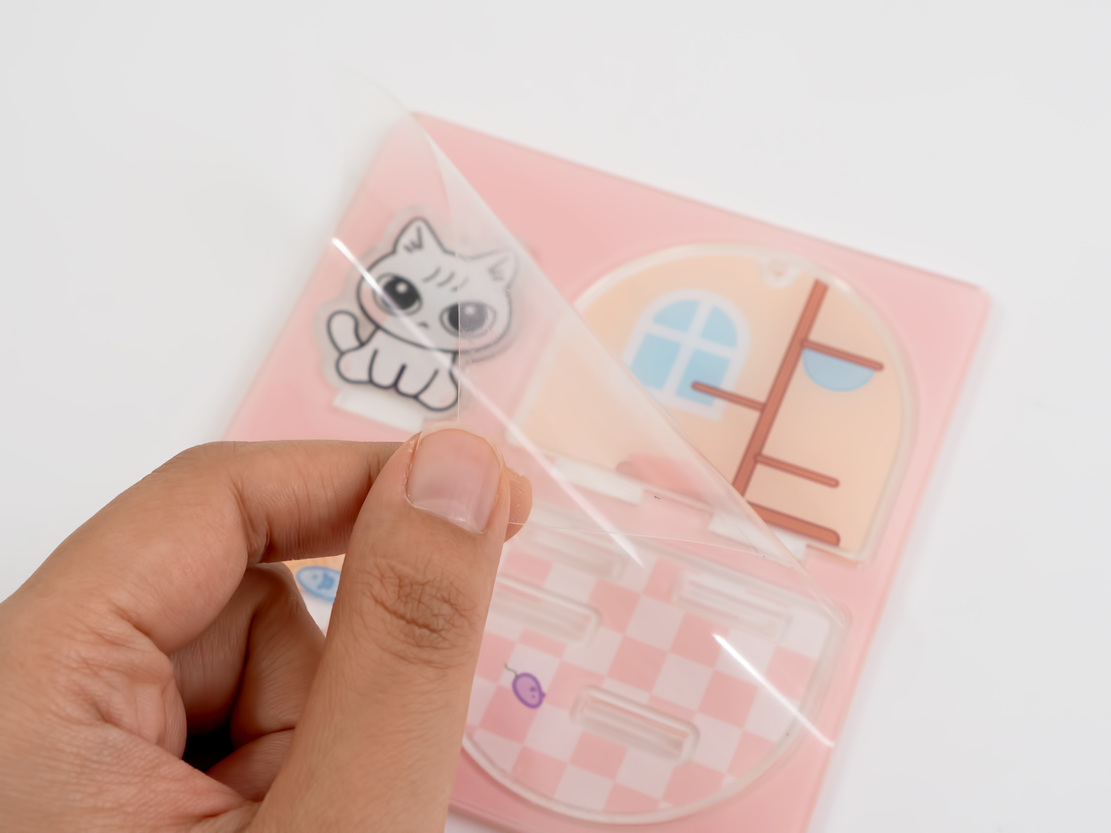 한판 아크릴 스탠드 키링