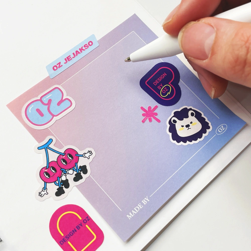 모조지 스티커 80x120mm (8매단위)