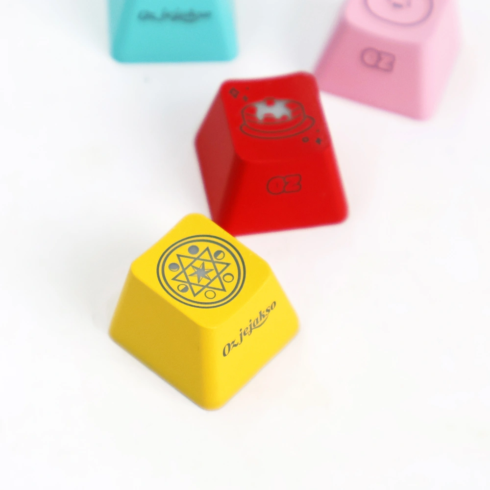 LED 레이저 키캡키링 1구 (컬러4종)