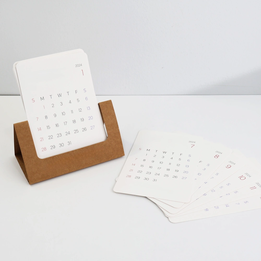 스탠딩 미니 먼슬리 캘린더 2026