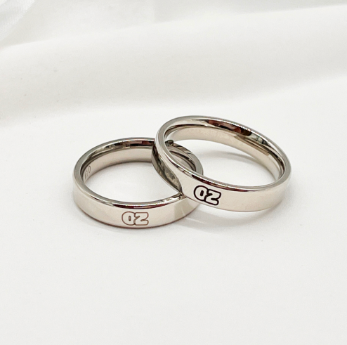 4mm 각인 반지