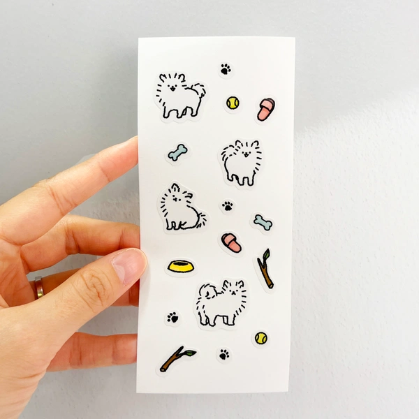 아트지 스티커 150x65mm