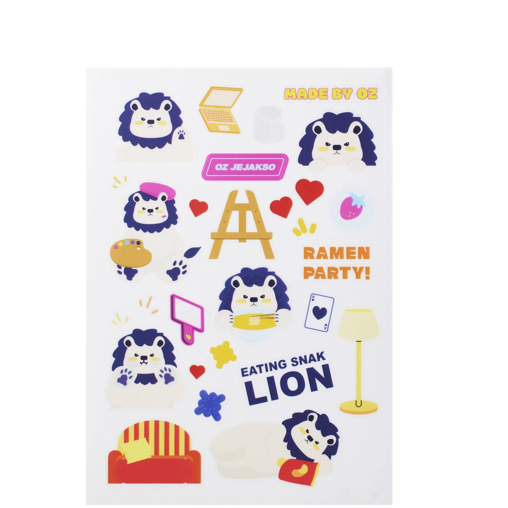 투명지 스티커 110x180mm (4매단위)