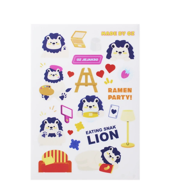 투명지 스티커 110x180mm (4매단위)