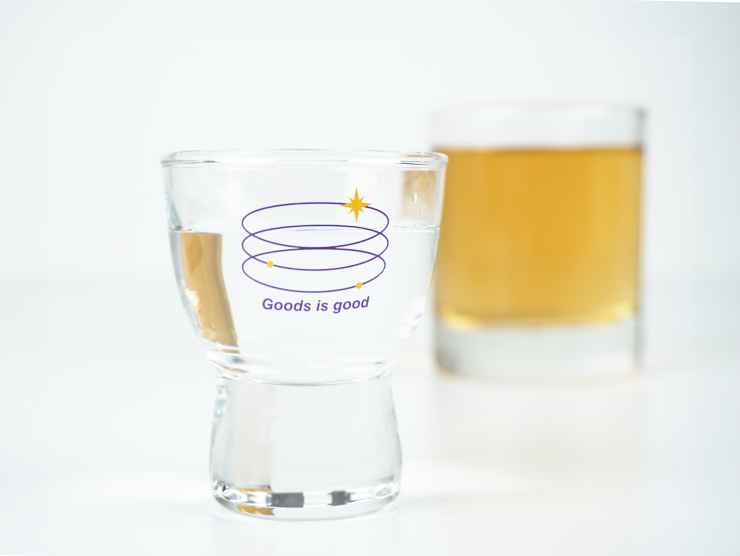 2단 굽 소주잔 60ml