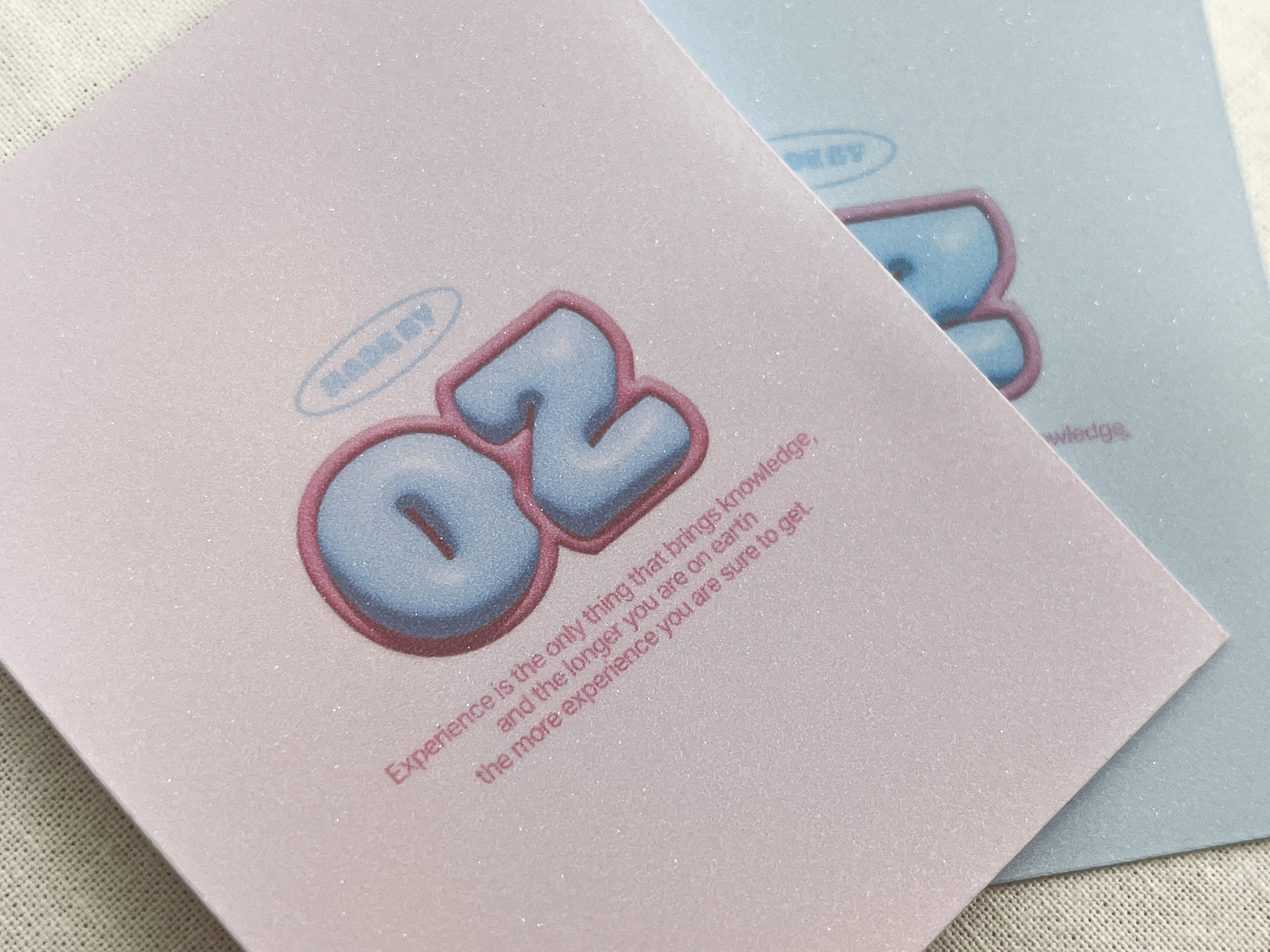 투명  A3 스티커