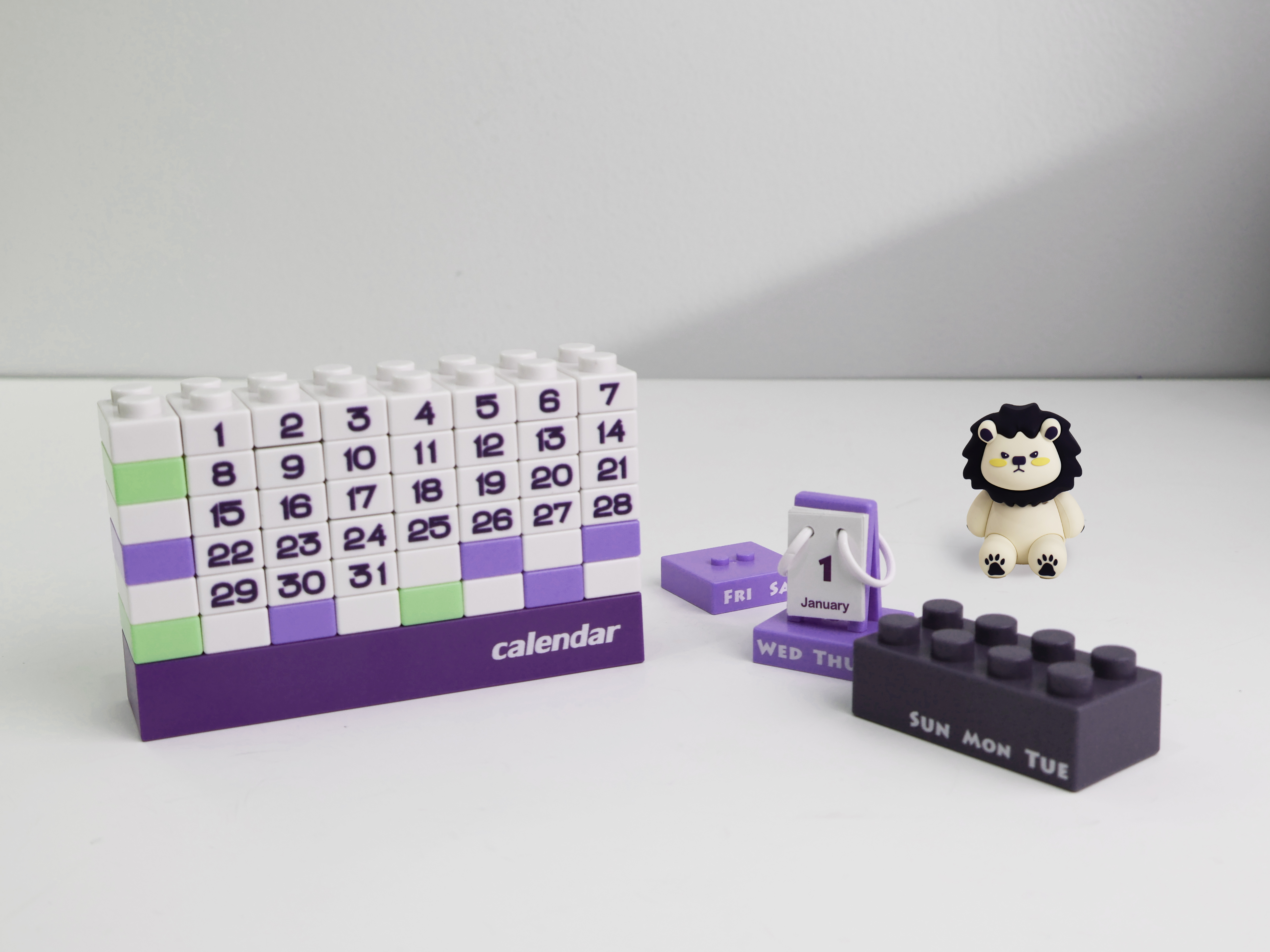 블럭 캘린더 (달력)