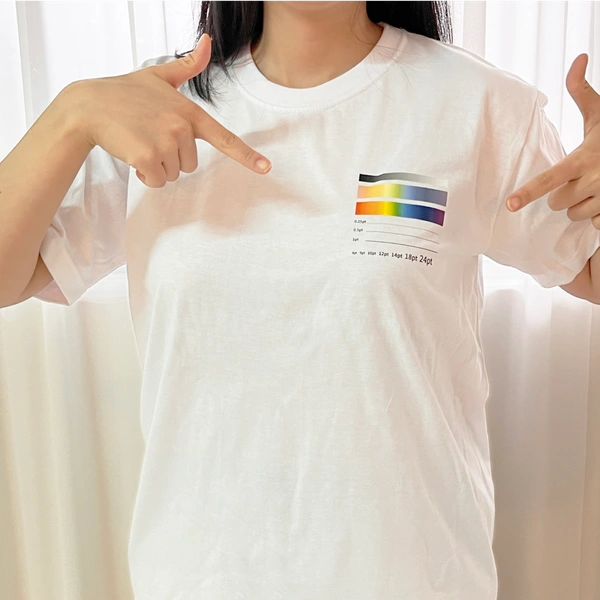 샘플 인쇄 티셔츠