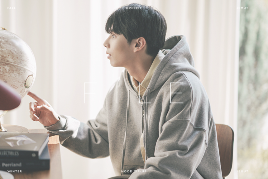 파일 오버핏 투웨이 후드집업 (M~2XL)
