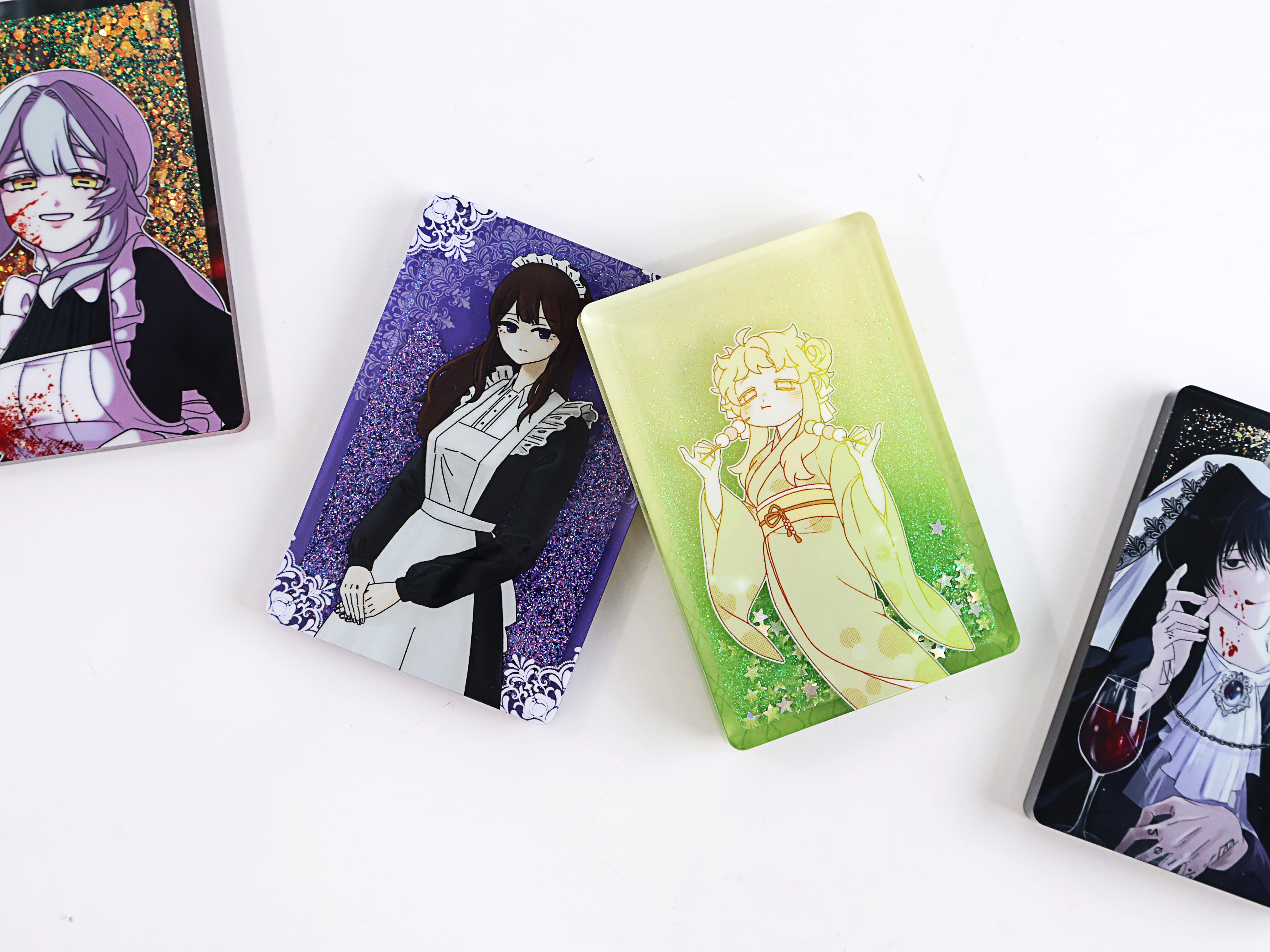 아크릴 글리터 스탠드