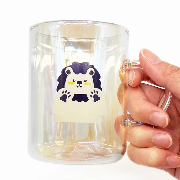 홀로그램 글라스 머그컵 280ml