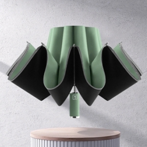 거꾸로 자동 3단 암막 우산