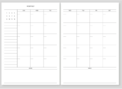 MONTHLY / 월간기록 페이지 26P